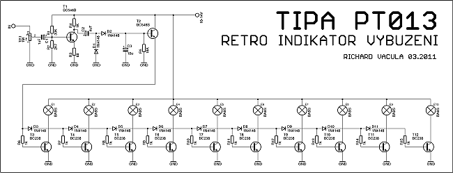 PT013 - Žárovkový indikátor vybuzení