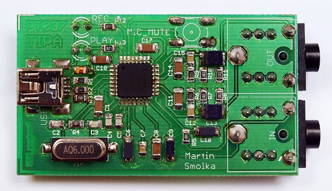 PT037 - USBB zvuková karta s PCM2912