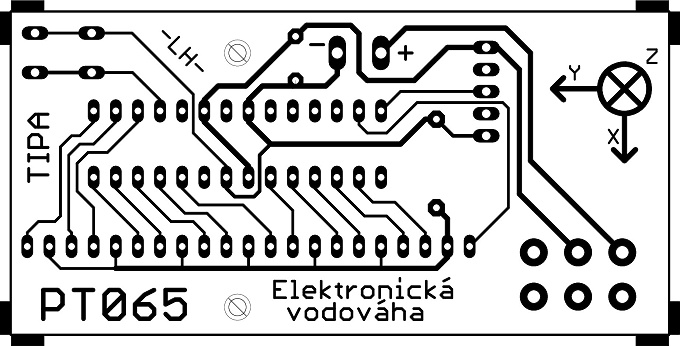 PT065 - Elektronická vodováha