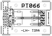 PT066 - Relé deska se spínacím tranzistorem a LED