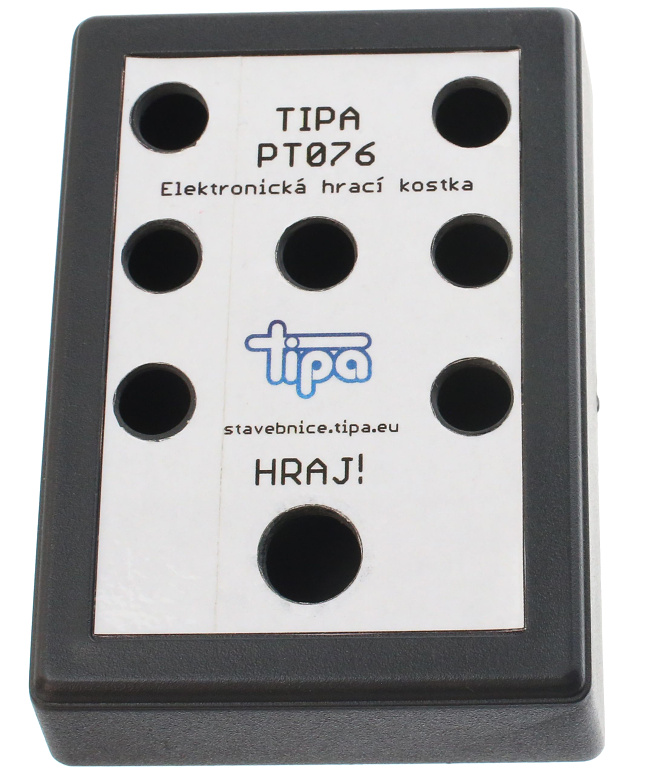 PT076 - Elektronická hrací kostka
